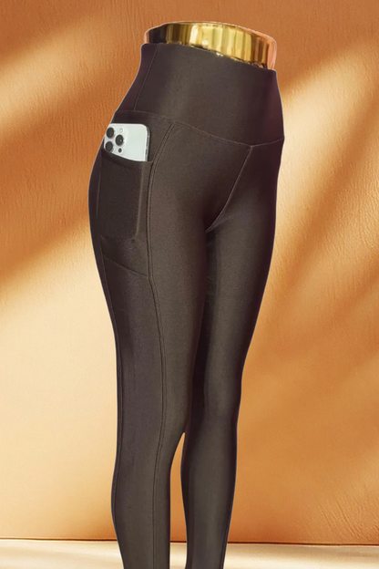 Shiny Legging With Fleece