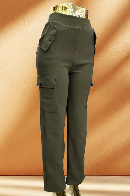 Women's Cargo Pants with Fleece