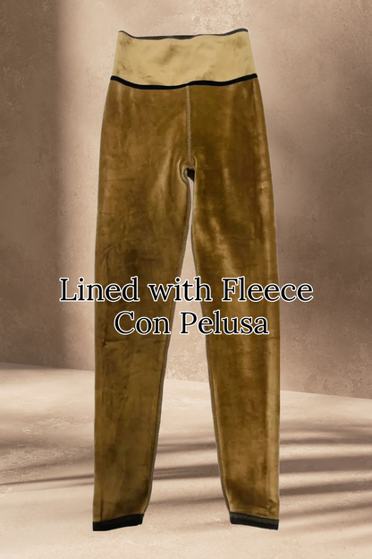 Shiny Legging With Fleece