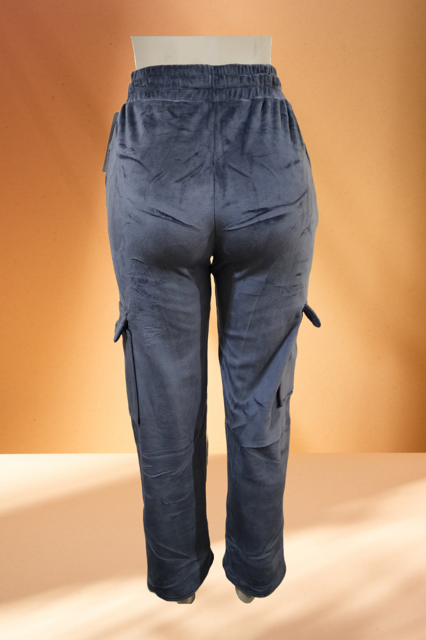 Women's Velvet Cargo Pants