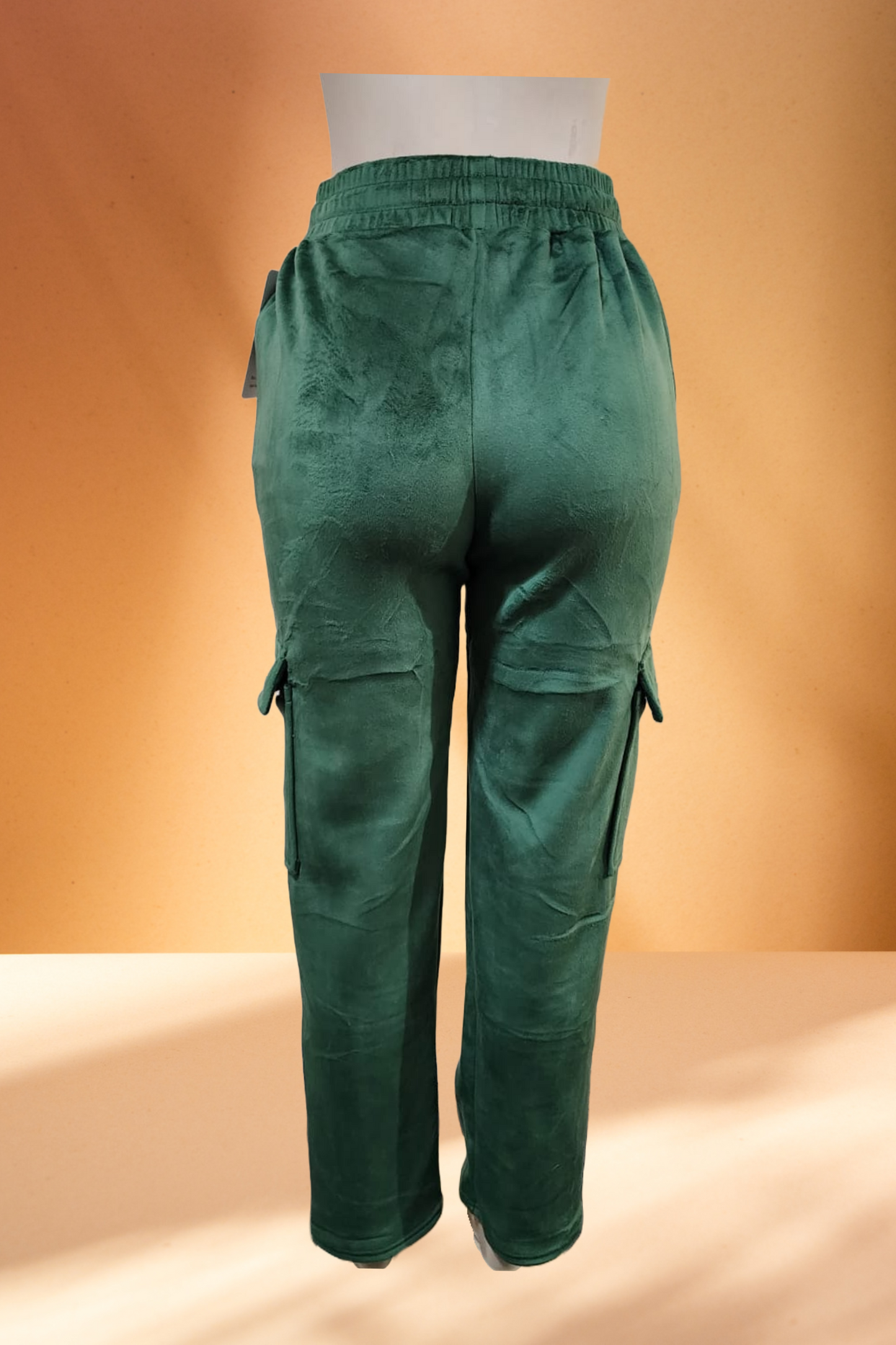 Women's Velvet Cargo Pants